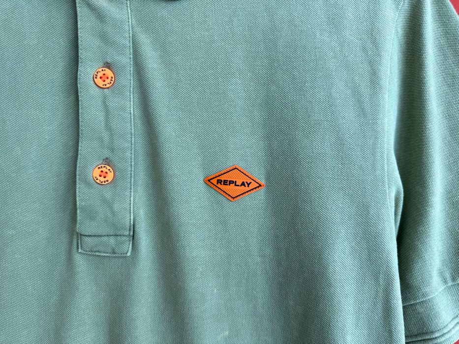 Replay Оригінал чоловіча футболка з комірцем поло розмір M