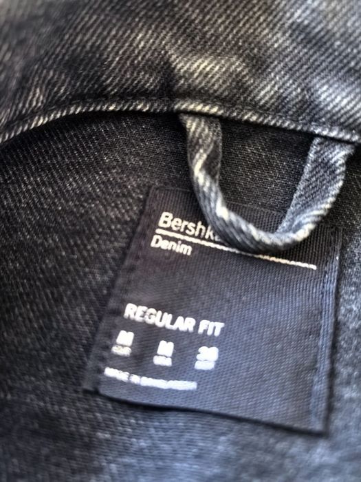Kurtka Męska Dżinsowa Bershka Regular Fit r. M