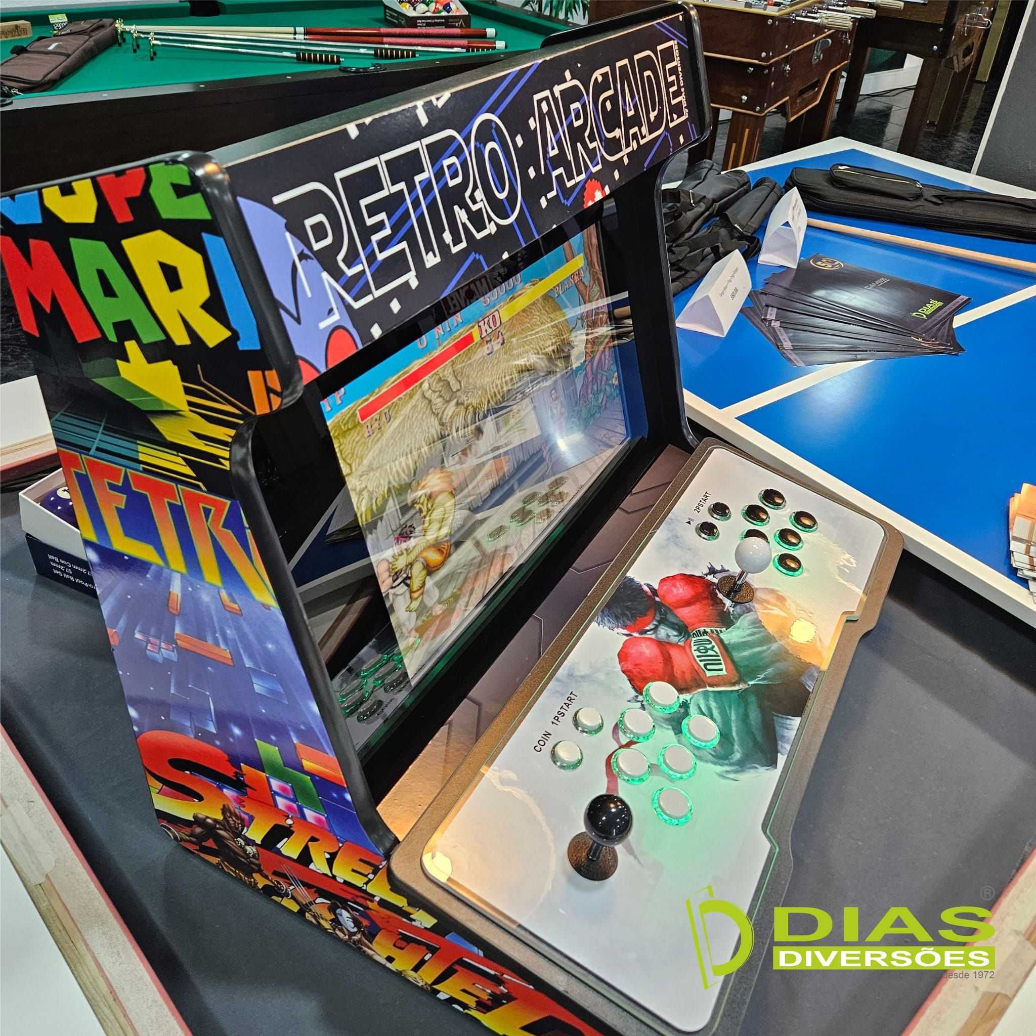 Retro Arcade (Bar Top) 29600 Jogos - Novas