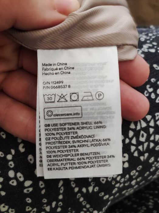 płaszcz futerko w stylu Teddy Bear miś jasny beż rozmiar L  nowy