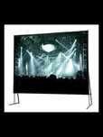 Duży ekran projekcyjny firmy Rear Projection Fabric 3x4m