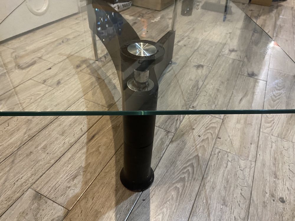 Stół szklany 120x65x45 cm