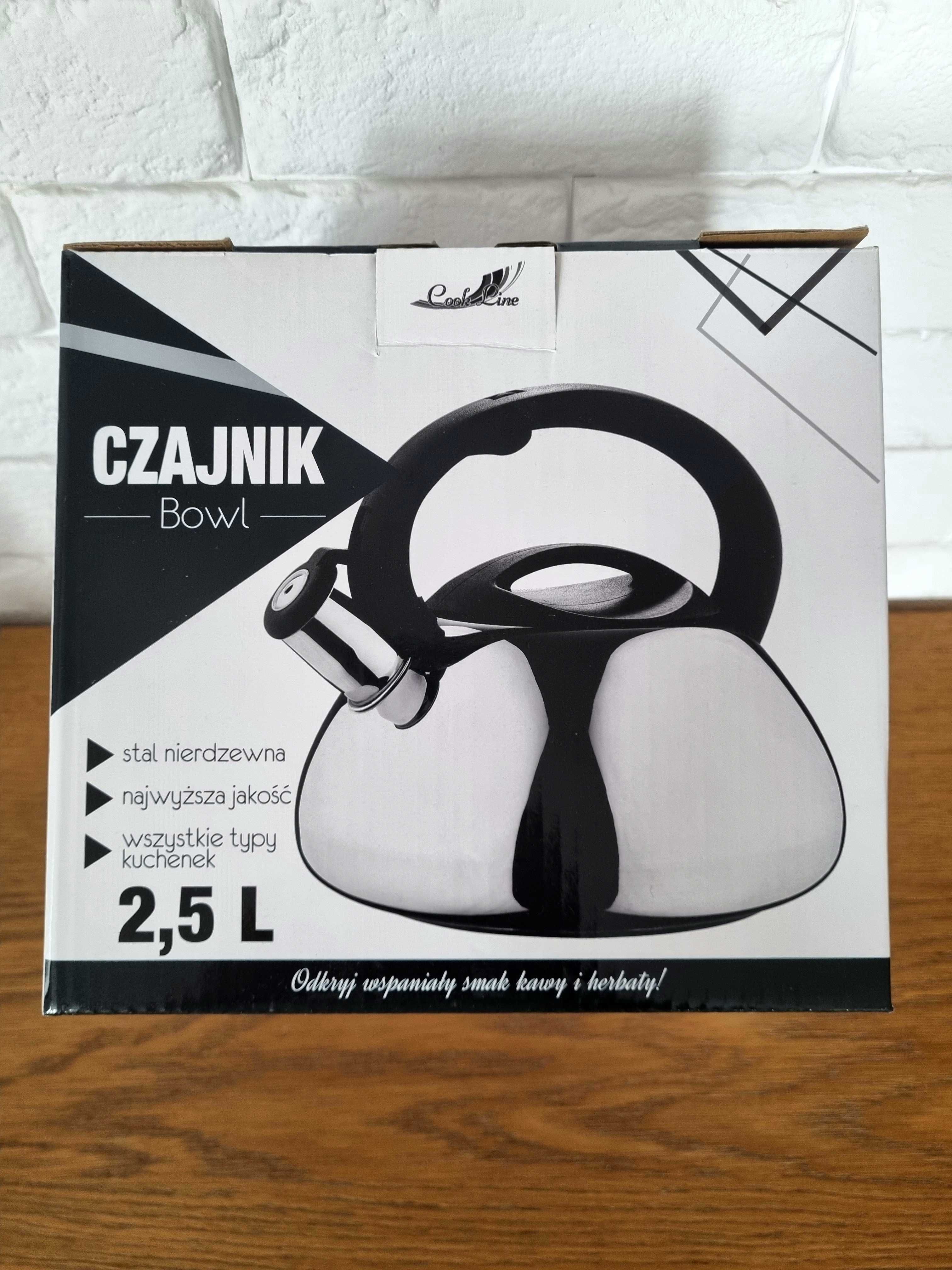 Czajnik CookLine Bowl 2,5L – Nowy
