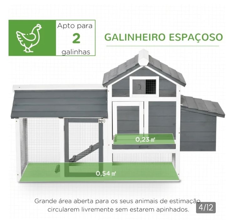 Galinheiro NOVO na caixa