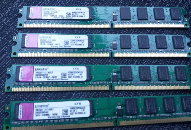 Memórias Kingston DDR2 2GB