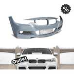 C008884C2 PÁRA-CHOQUES FRONTAL BMW F30 F31 11-19 LOOK M TECH COM BURACO PARA FAR