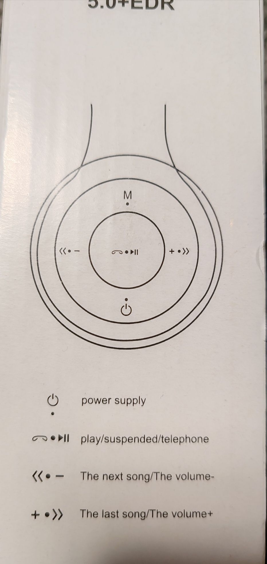 Słuchawki Bluetooth czarne