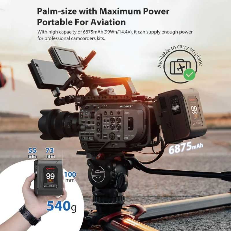 Батарея,  повербанк V mount MOMAN Power 99 PRO