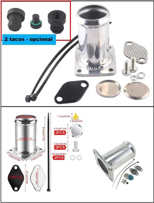 Kit anulação supressão de EGR BMW motores M47 M57 M67