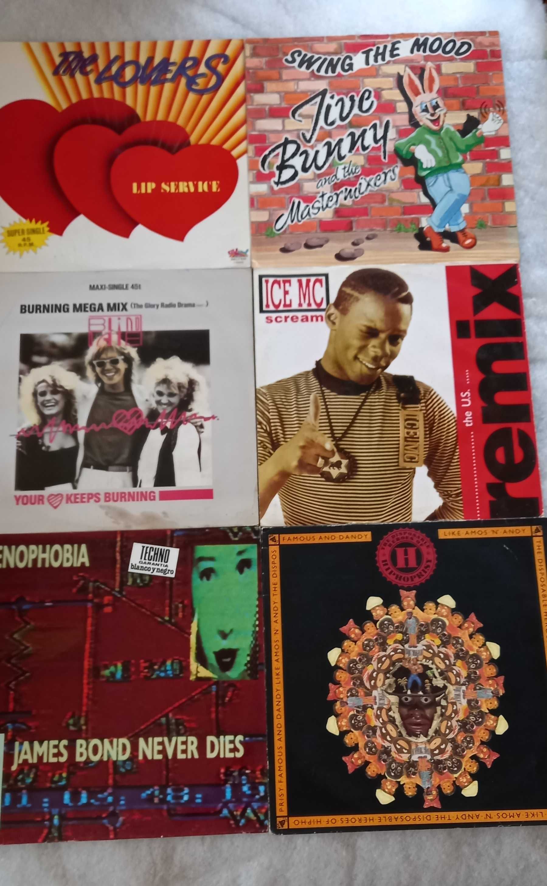 Vários discos LP e Maxis de Funk, Pop, Rock, Soul, Disco