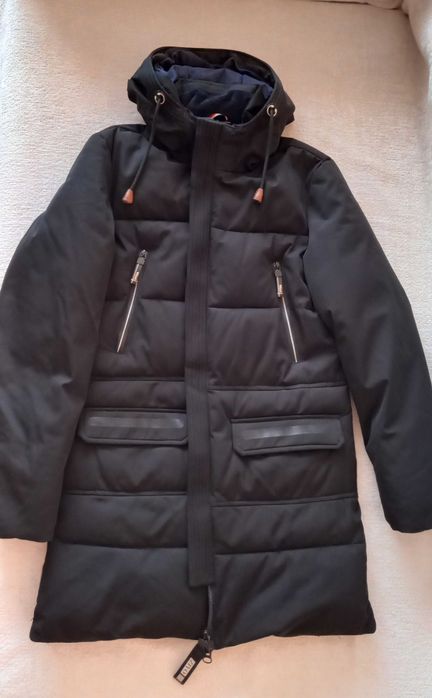 Куртка-парка зимова чоловіча у відмінному стані