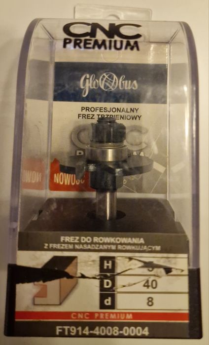 Frez trzpieniowy 8mm do rowkowania 5mm  Globus