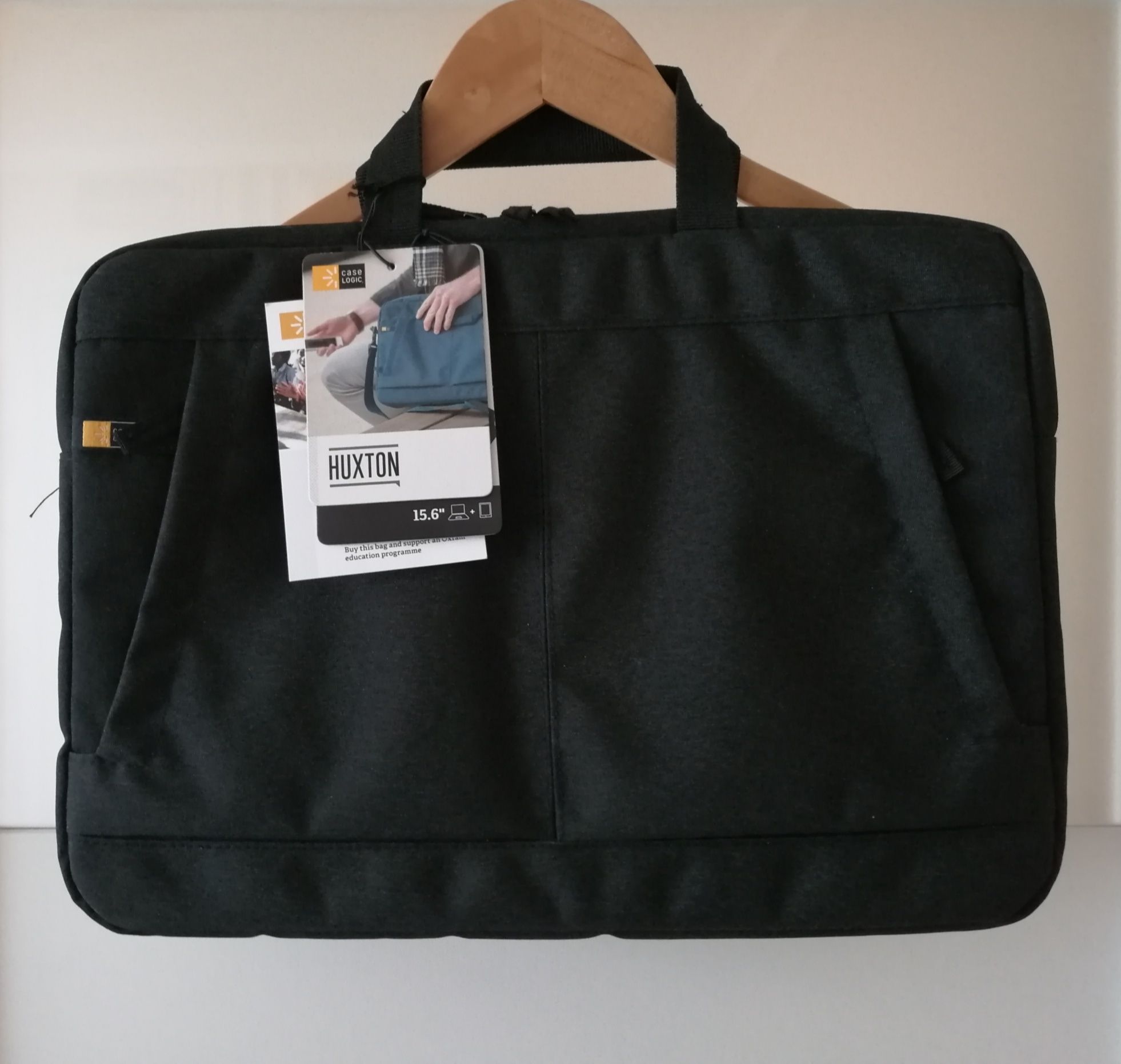 Case Logic Huxton czarna aktówka torba etui case na laptopa 15,6" A4