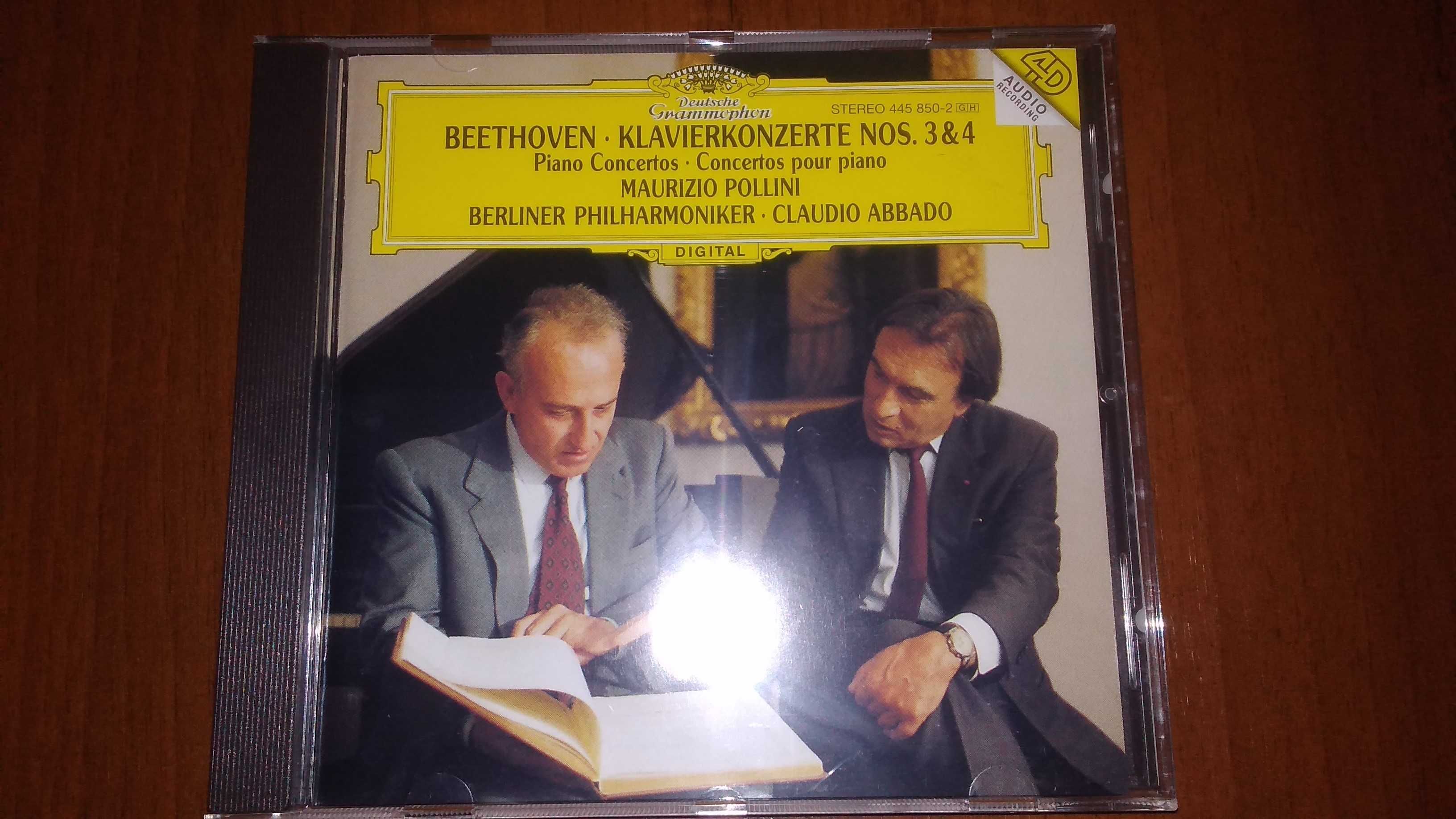 CD Beethoven Pollini Abbado фірмовий, Deutsche Grammophon Telarc