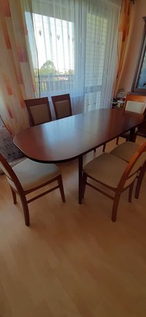 Stół plus 6 krzeseł