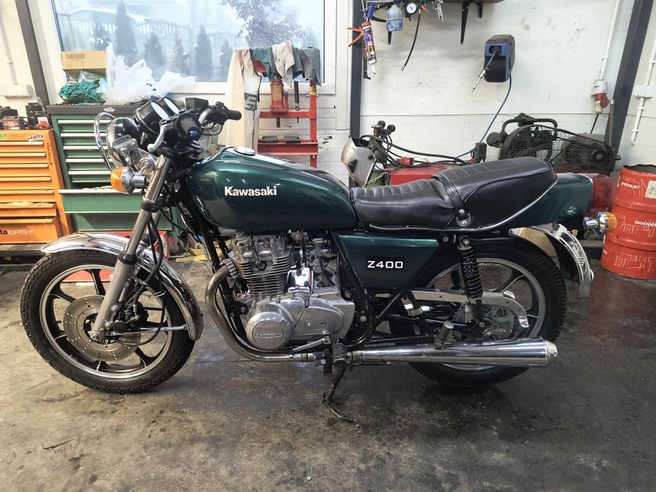 Kawasaki z 400 z dokumentami klasyk z400 prawko a2