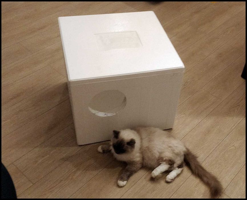 Budka domek dla kota 60x60x50 MEGA zewnętrzny