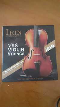 Conjunto de 4 Cordas de Violino Novo