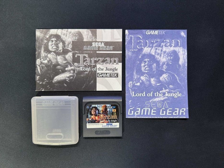 Jogo Tarzan Lord of the Jungle Sega Game Gear (PAL) + Manual - RARO!