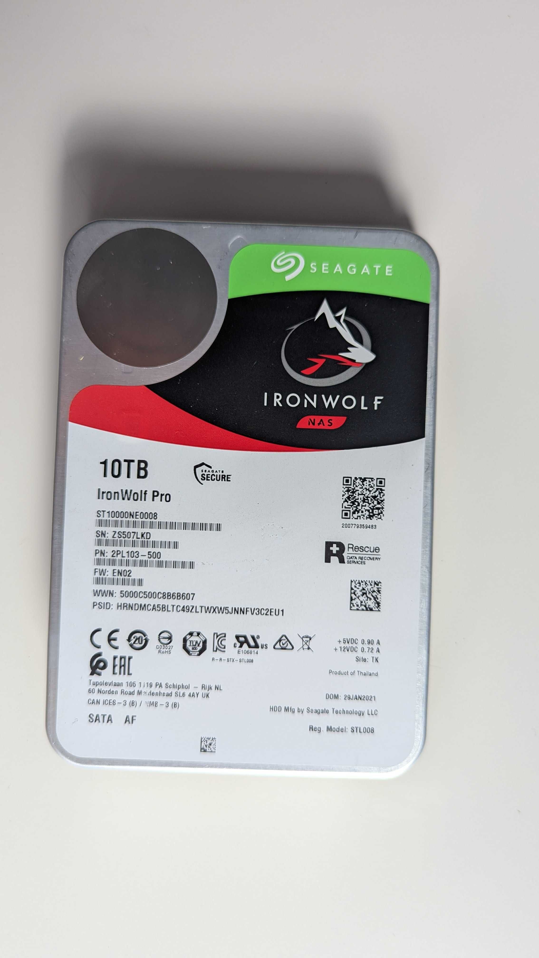 Жорсткий диск Seagate IronWolf 10 TB