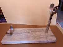 Suporte em marmore para presunto