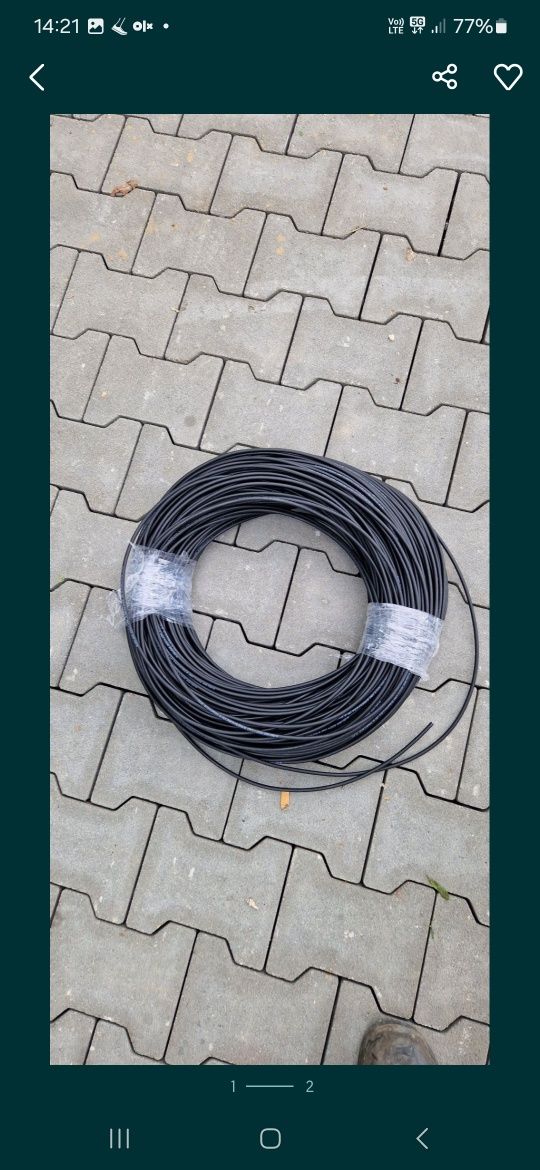 Kabel fotowoltaika 4mm 148 metrów