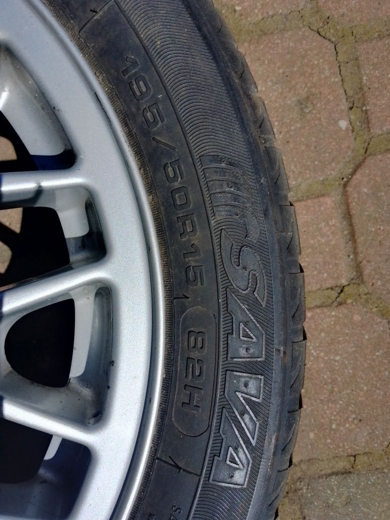 Alufelgi BBS R15 4x100 plus opony