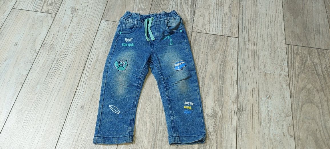 Spodnie jeansy dżinsy kik r 86