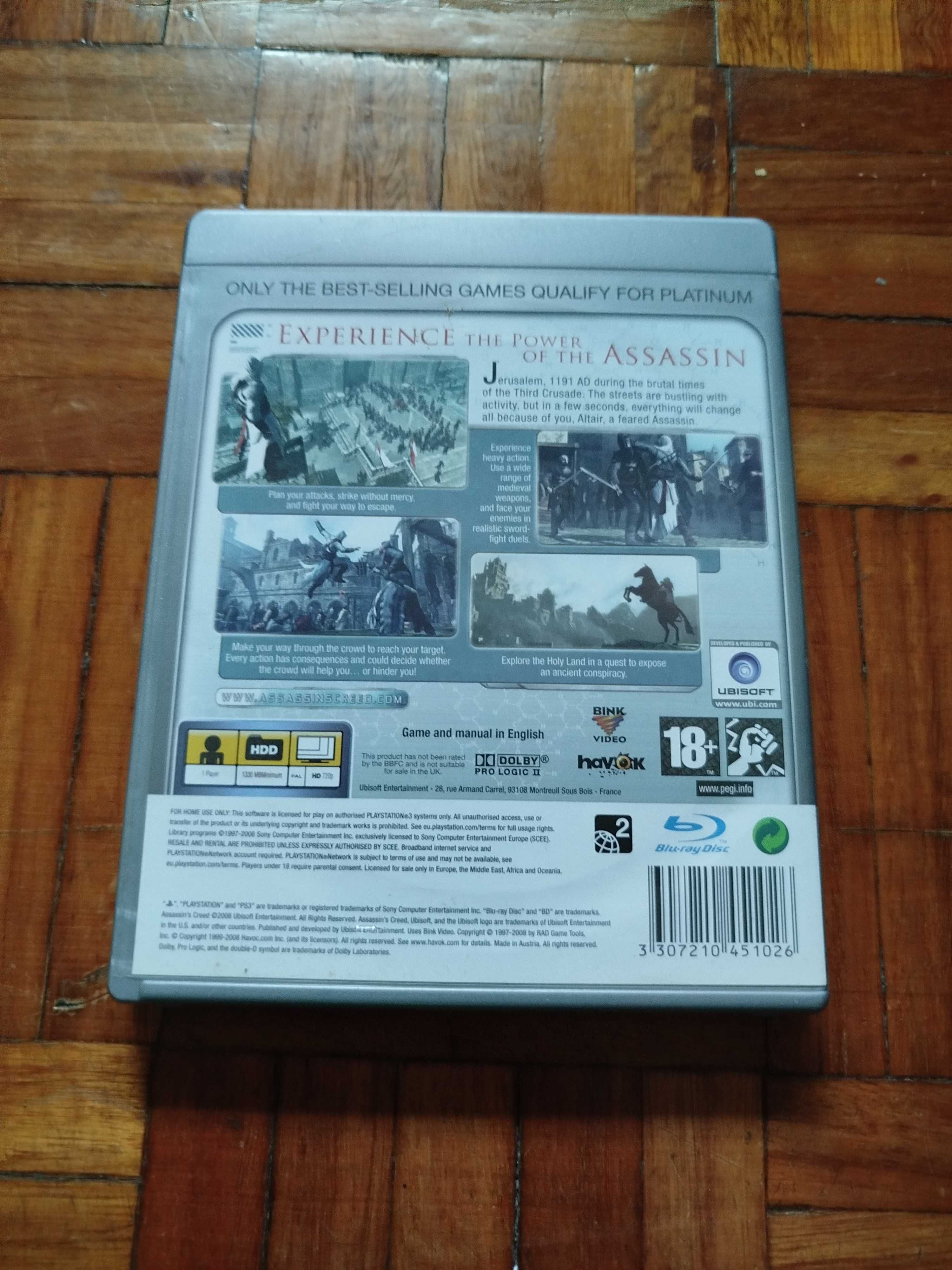 PS3 Caixa Assassin's Creed