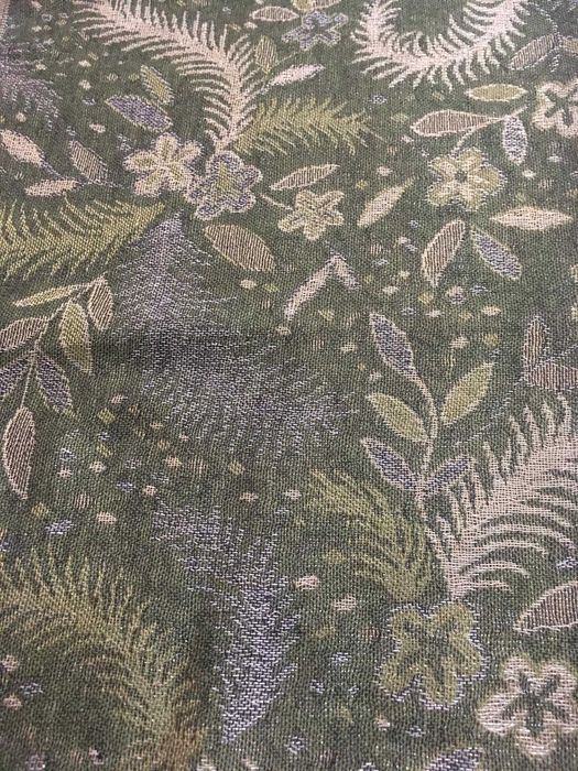 Écharpe Verde Floreada