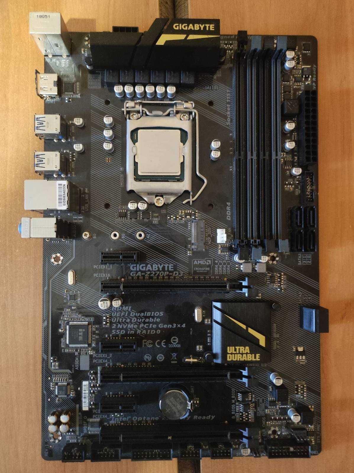 Комплект 1151 Z270 1270 v5 (i7 6700), FX FD4300 ASUS M5A78L