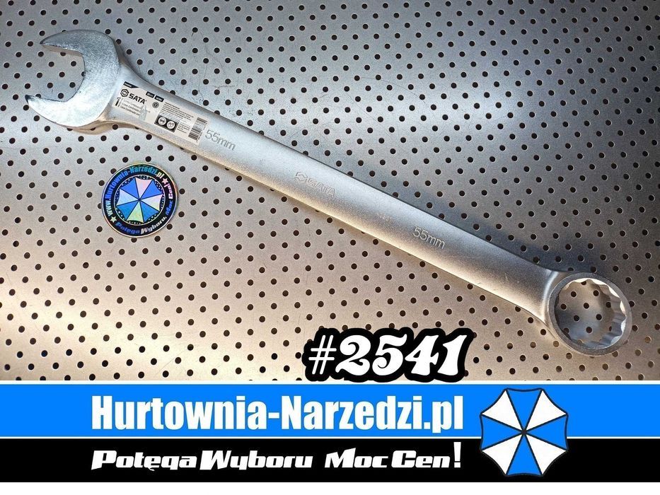 Klucz 55mm płasko-oczkowy jumbo 55mm klucz 55 mm klucz płaski 55mm
