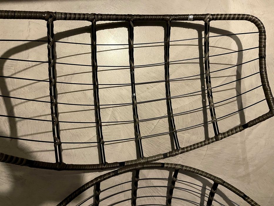 Fotel Bujany Wypoczynkowy Kubełkowy do Salonu Sypialni na Taras 120 KG