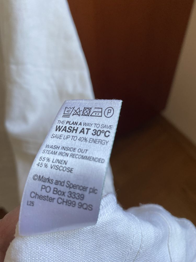 Spodnica len i wiskoza Marks&Spencwr