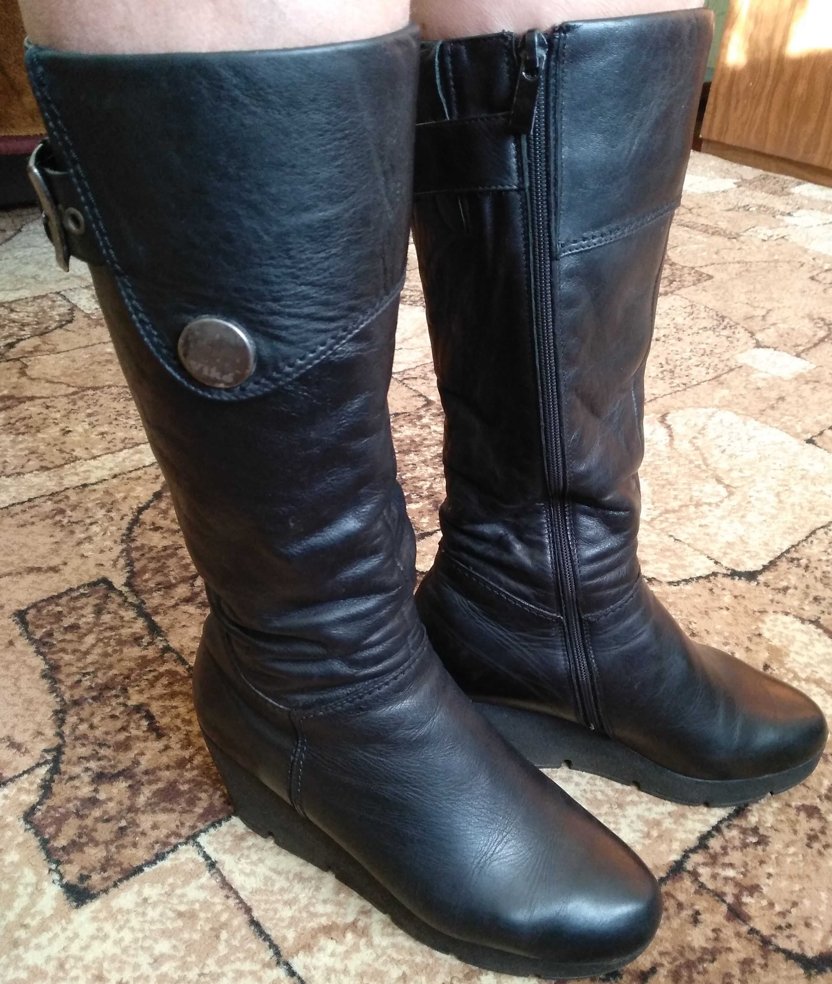 Сапоги чоботи зимові жіночі VIKO з натуральної шкіри,39 р-р, 25см