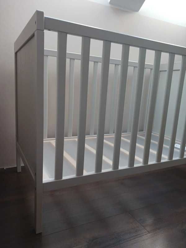 Ikea Sundvik Łóżko dziecięce 60x120 cm - Szare - Polecam