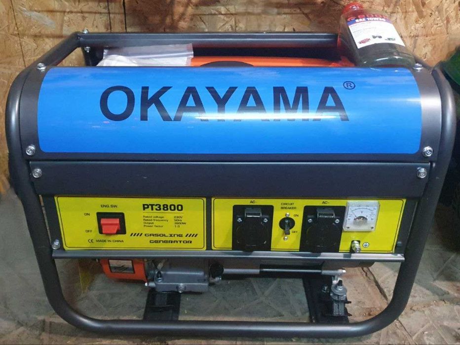 Генератор бензиновий Okayama PT-3800