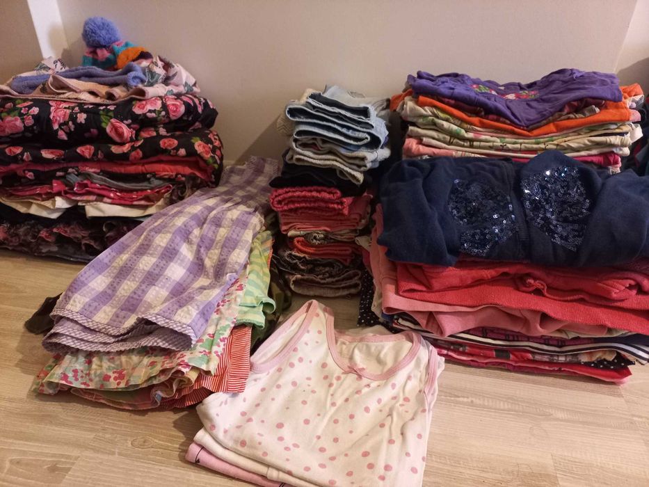 Zestaw ubrań, mega paka 110 -116