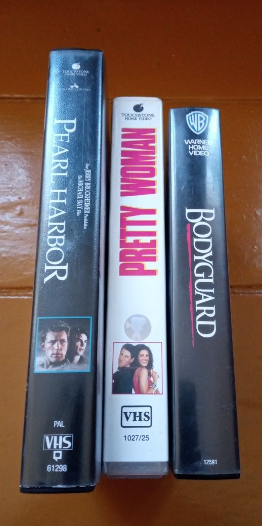 Kasety Vhs -Pretty woman, Bodyguard, Pearl Harbour