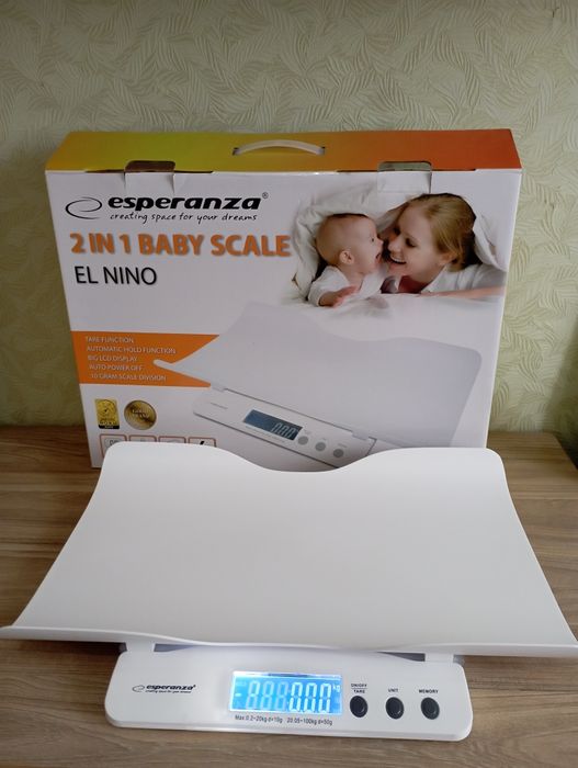 Ваги електронні для немовлят та дітей 2в1
