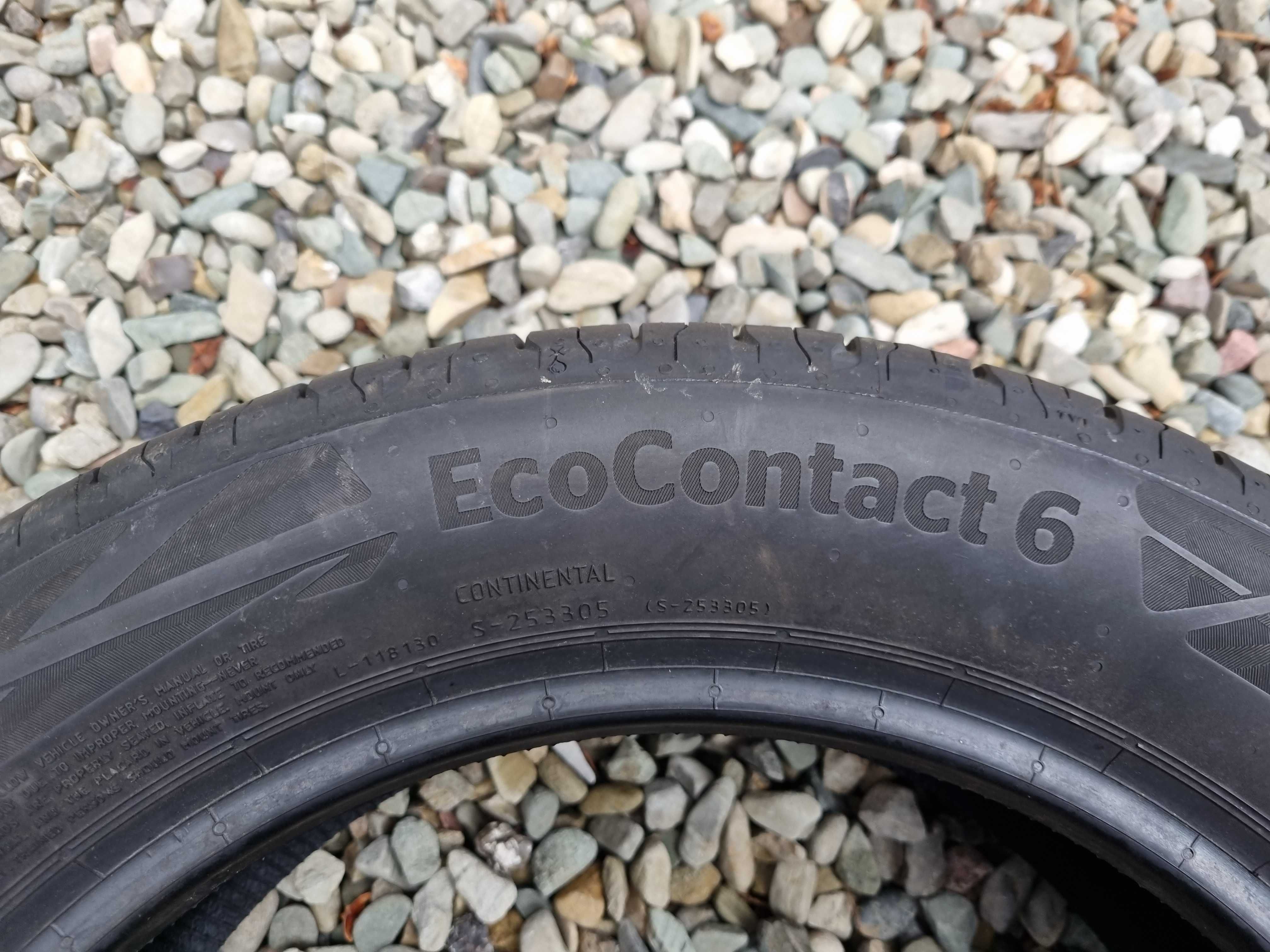 4x Continental EcoContact 6 185/55R15 86 H wzmocnienie (XL)