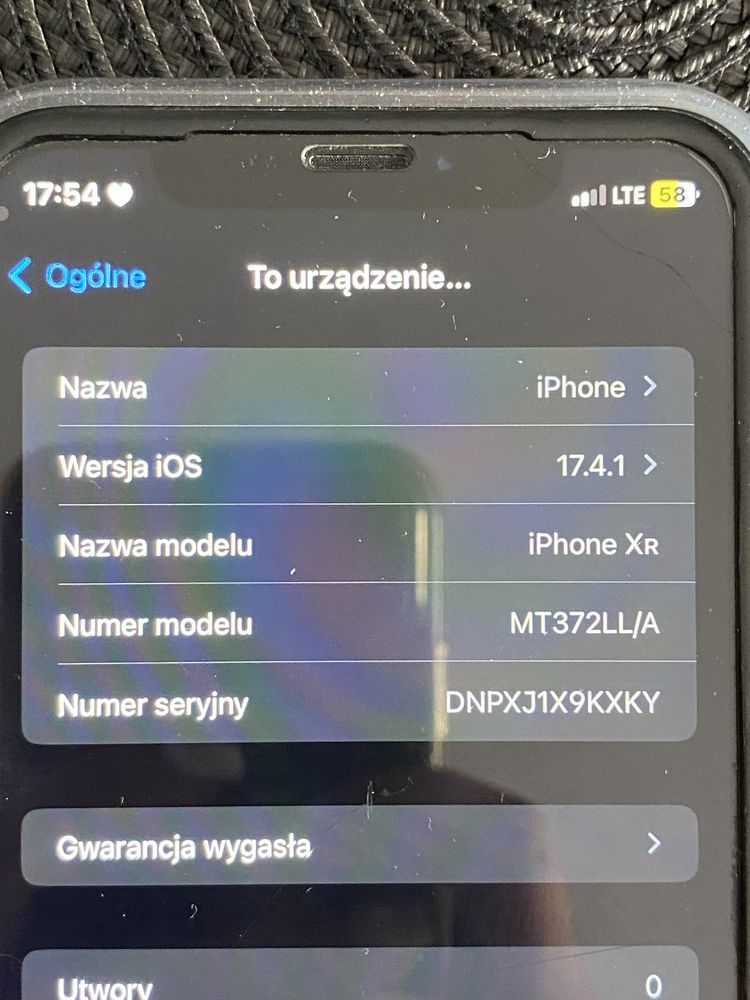 iPhone Xr biały używany