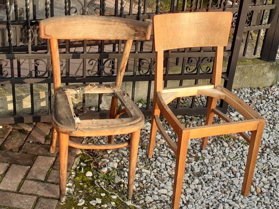 Zabytkowe krzesła- z PRL-u