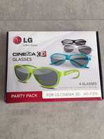 Cinema 3D okulary LG zestaw 4pary AG-F315
