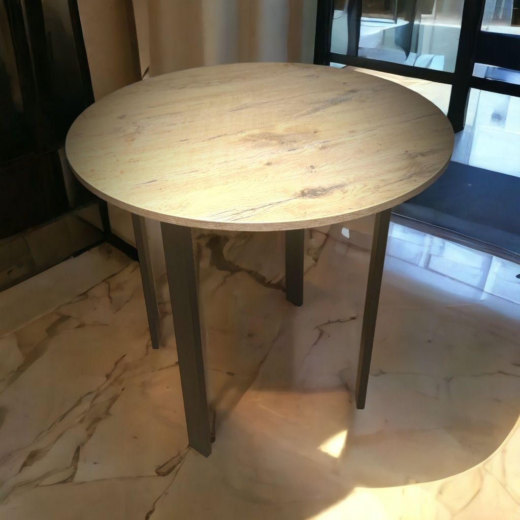 Stół okrągły w loftowym stylu 80 cm