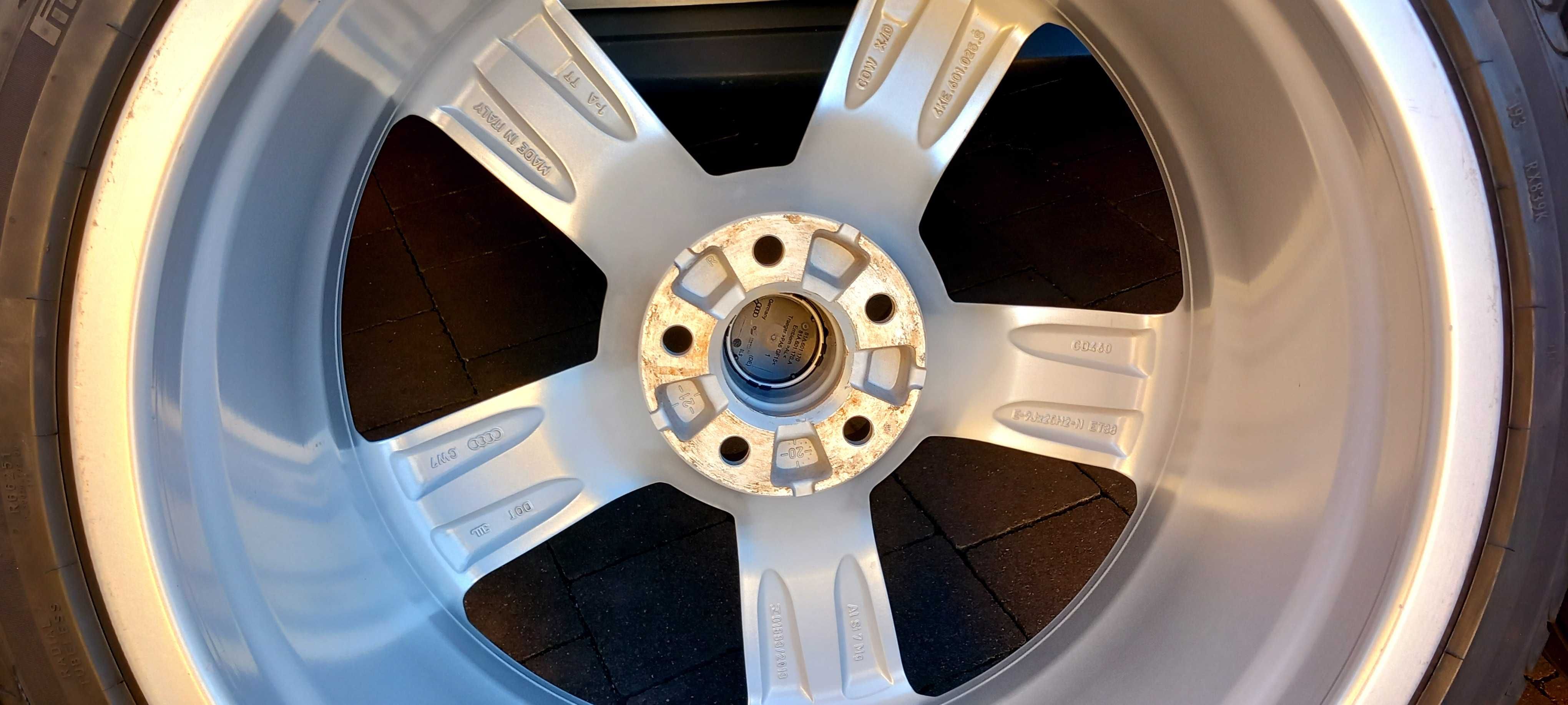 Felgi DEMO 4x oryginał AUDI A4/A5/A6/A7/A8,  9Jx20, 5x112, ET38 , 66.5