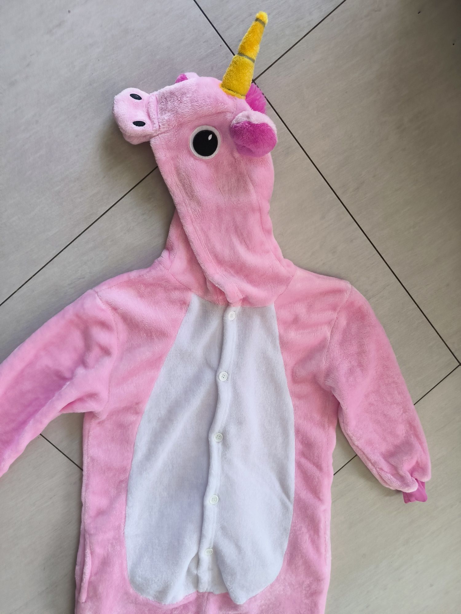 Kigurumi/piżama dziewczęca/kostium unicorm/jednorożec rozm. ok. 122/12