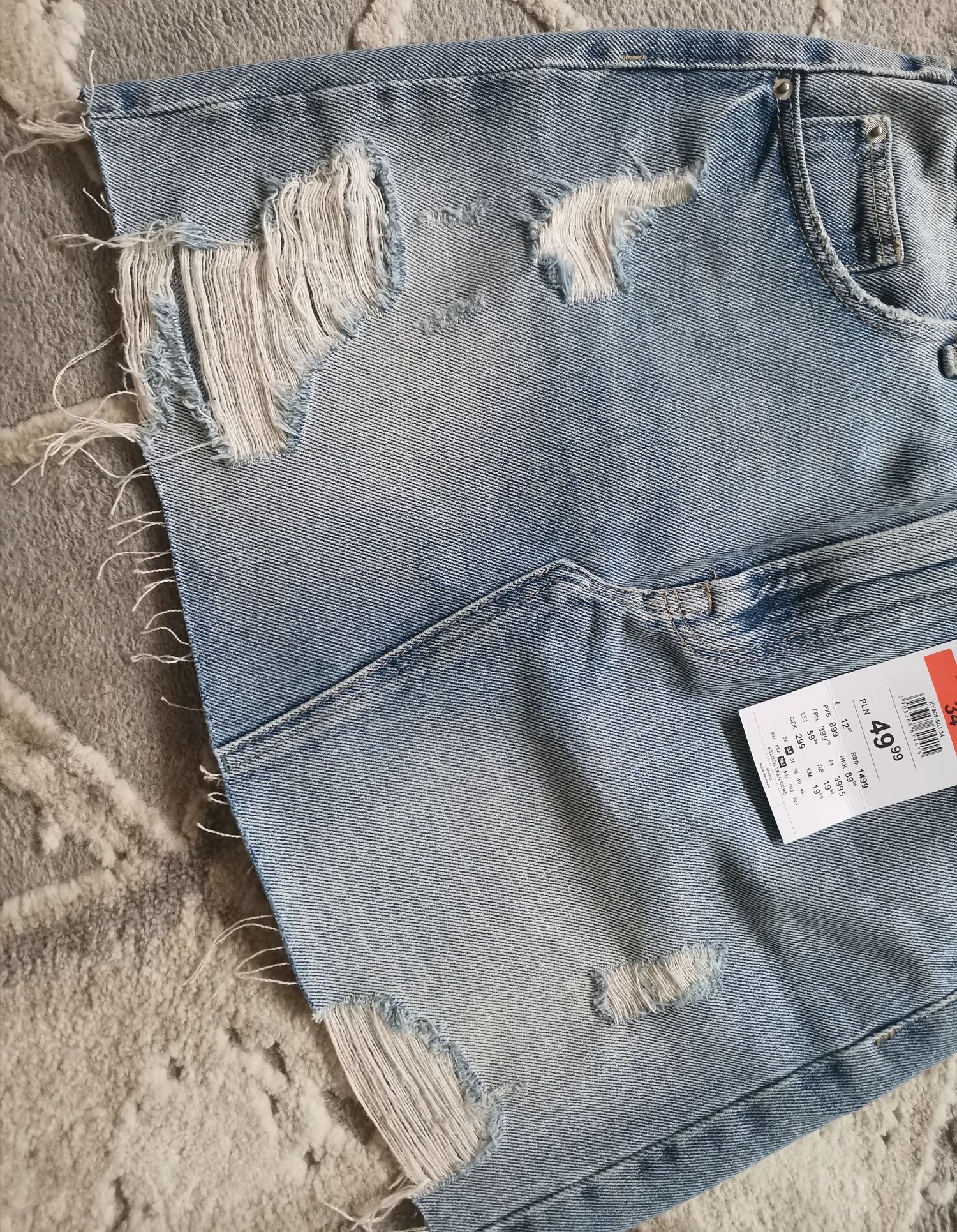 Nowa spódniczka jeansowa - Sinsay