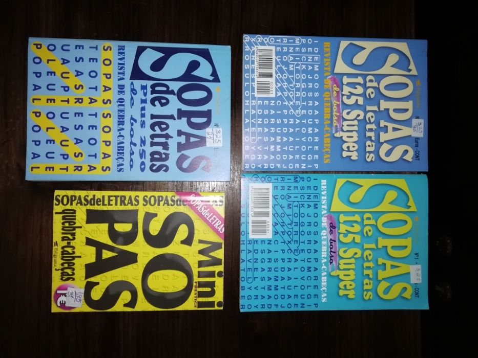 Sopas de Letras e outros passatempos