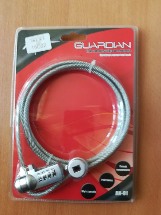 Linka zabezpieczającą do notebooka laptopa Guardian nowa